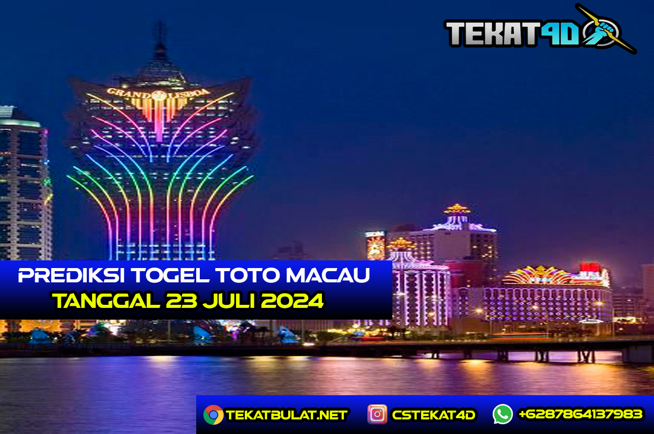 Prediksi Togel TotoMacau Jitu 23 JULI 2024